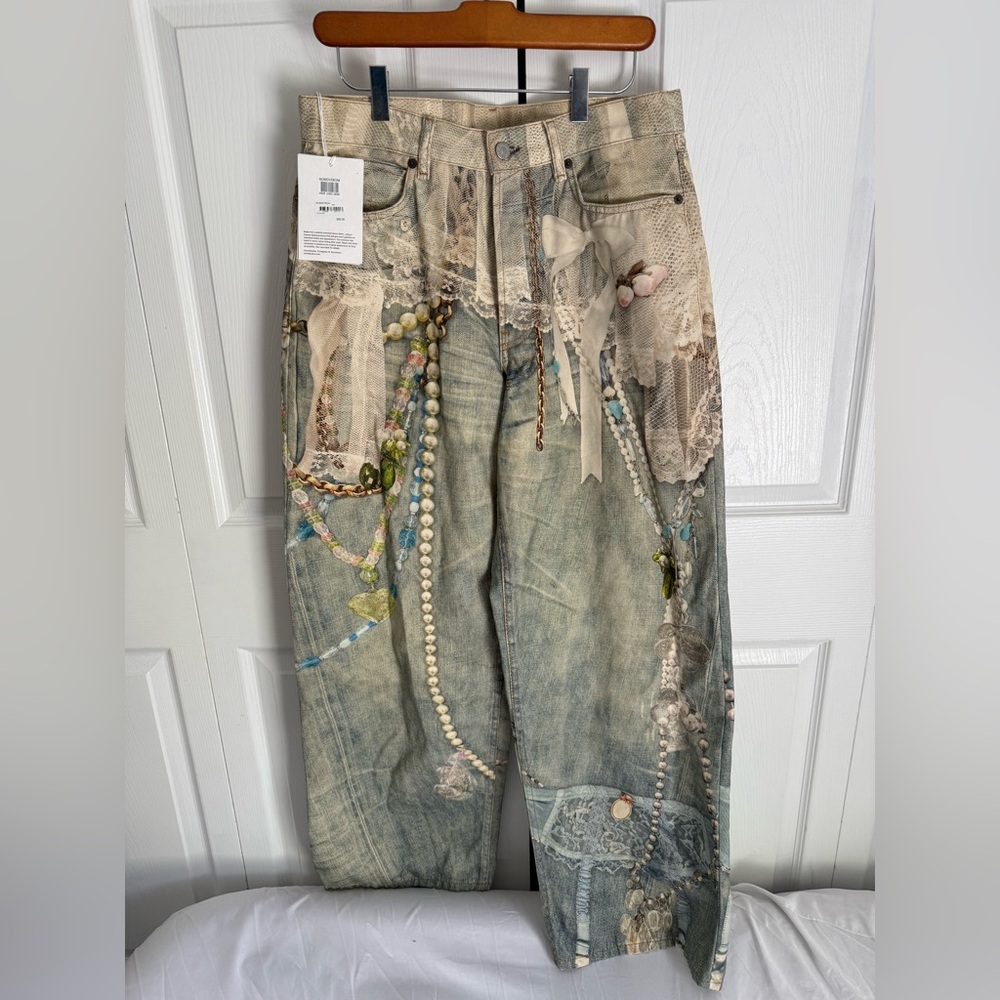 Acne studios Pearl and Lace Loose fit jeans size medium